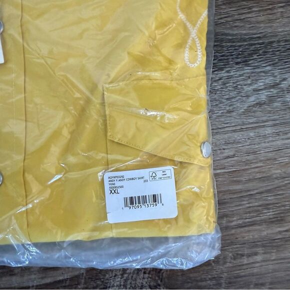 Blank canvas x quiksilver men’s Andy Y Andy button down cowboy shirt • XXL - Picture 5 of 6